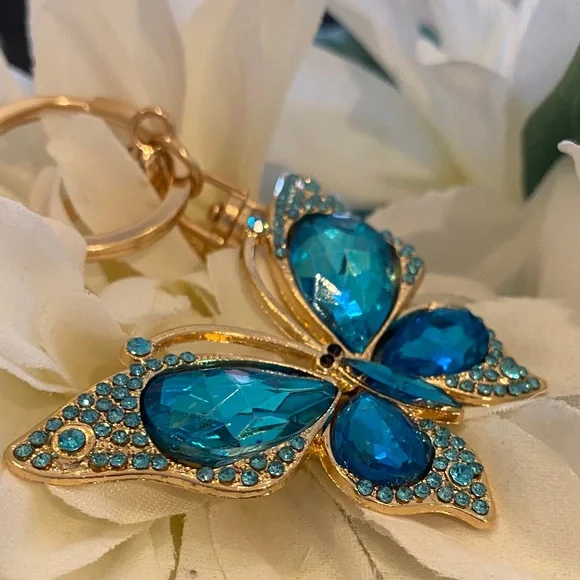 RESERVED🦋Elegant  Butterfly Keychain NWOT - Picture 2 of 7